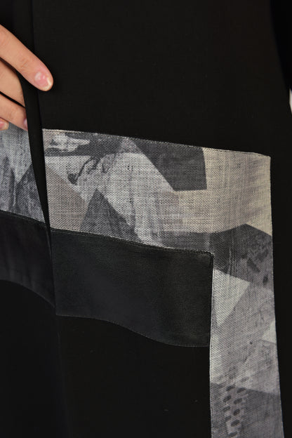 بليزر من الكريب لون اسود